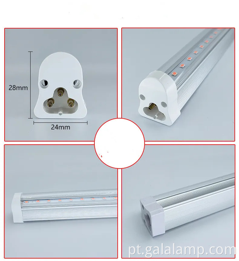 Cultive mudas, suplemento luz para crescimento, luz de planta T5 de espectro completo